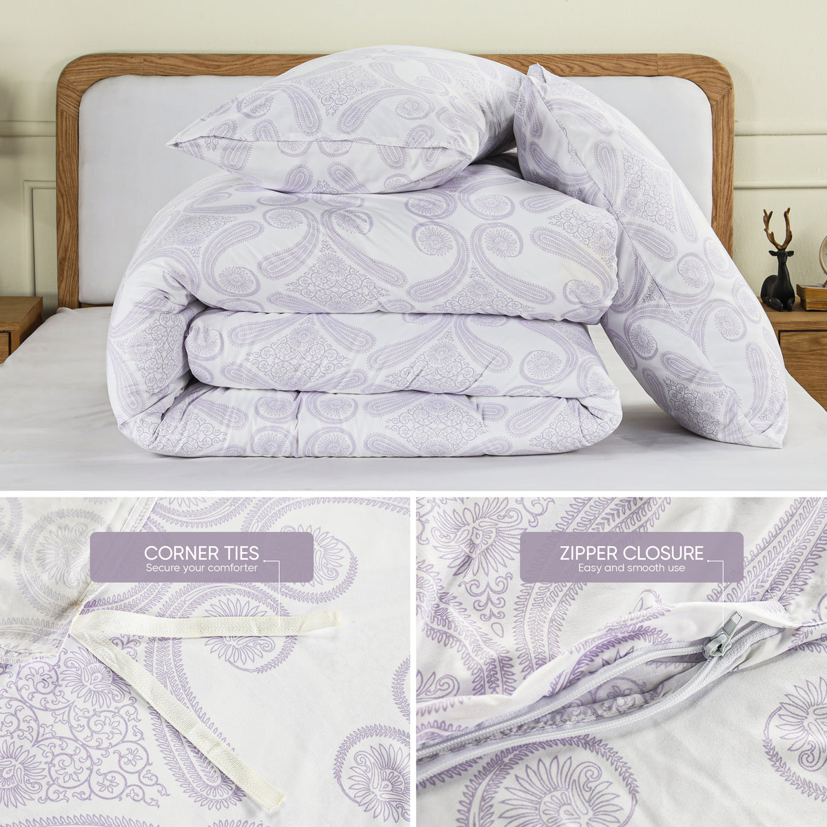 Signature Paisley Brushed Duvet Set