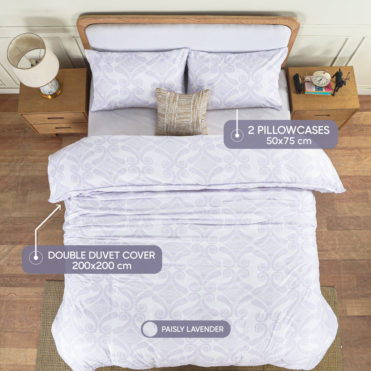 Signature Paisley Brushed Duvet Set