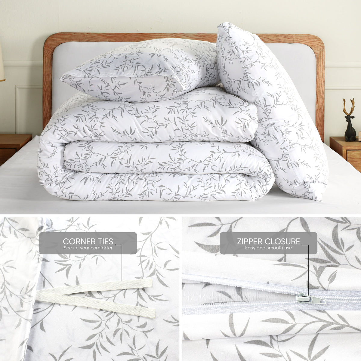 Signature Vines Brushed Duvet Set