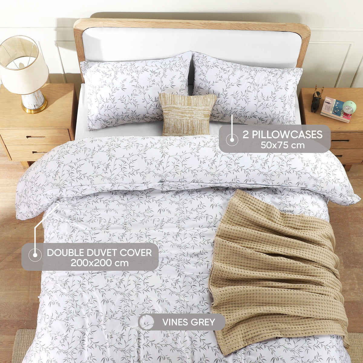 Signature Vines Brushed Duvet Set