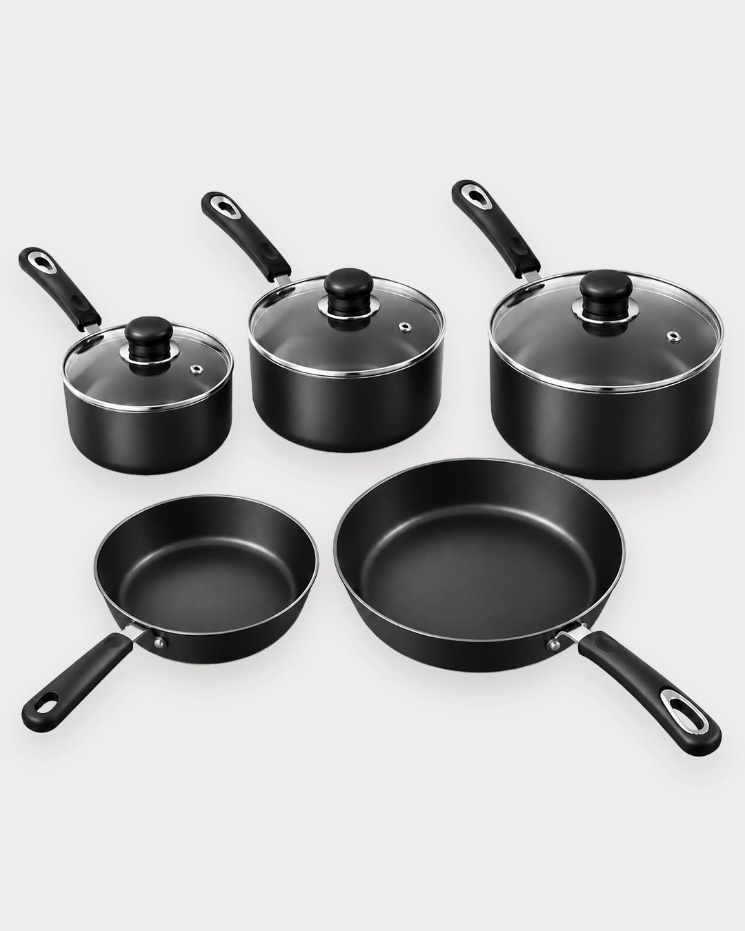 8-Piece Aluminium Non-Stick Cookware Set