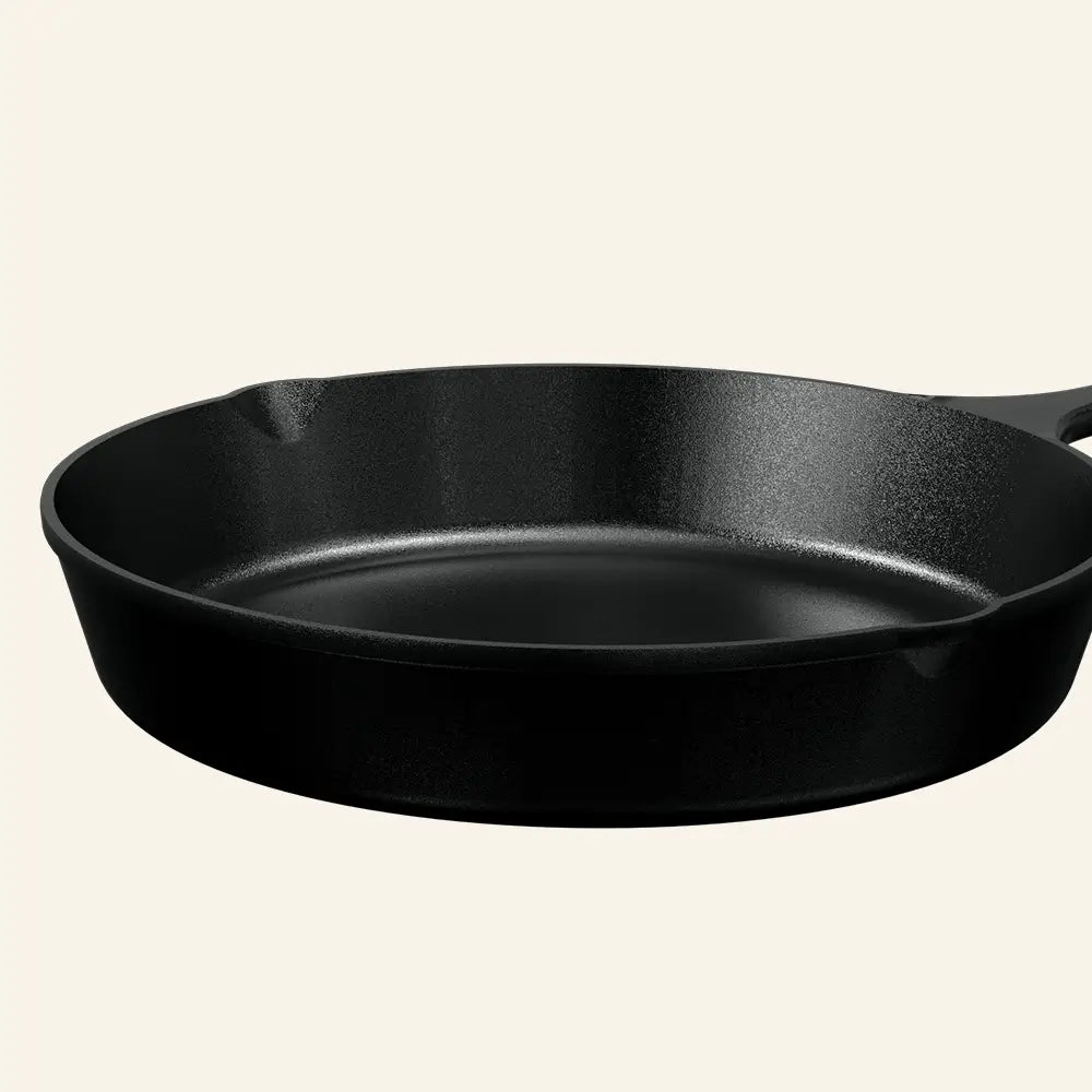 3-Piece Pre-Seasoned Cast Iron Skillet Set