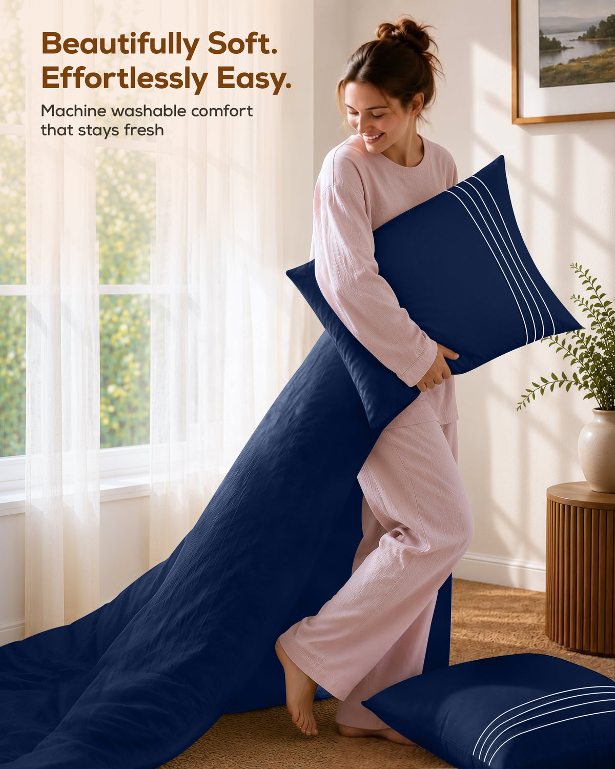Fine Embroidery Duvet Cover Set