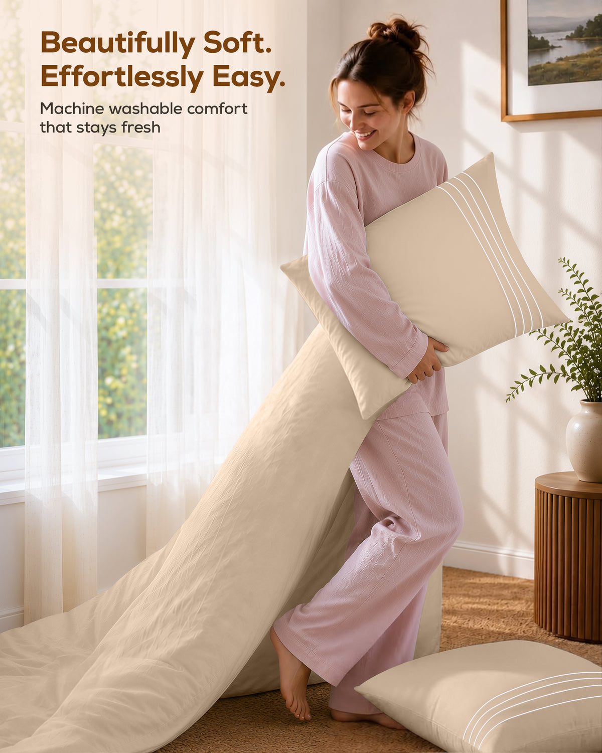 Fine Embroidery Duvet Cover Set
