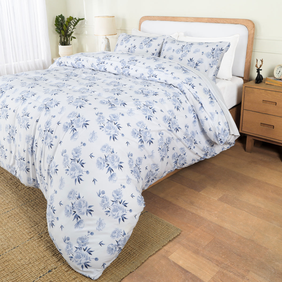 Signature Floral Brushed Duvet Set