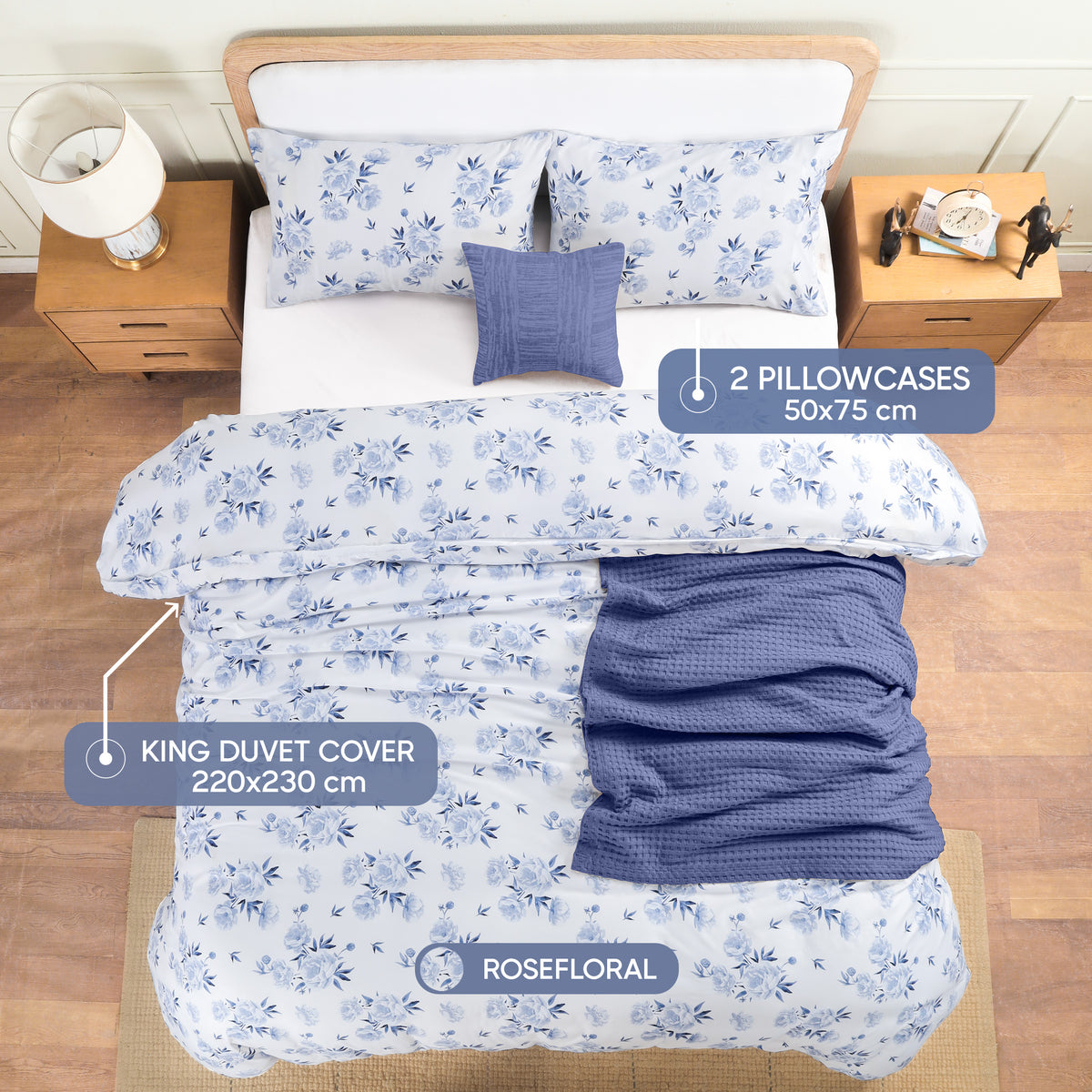 Signature Floral Brushed Duvet Set