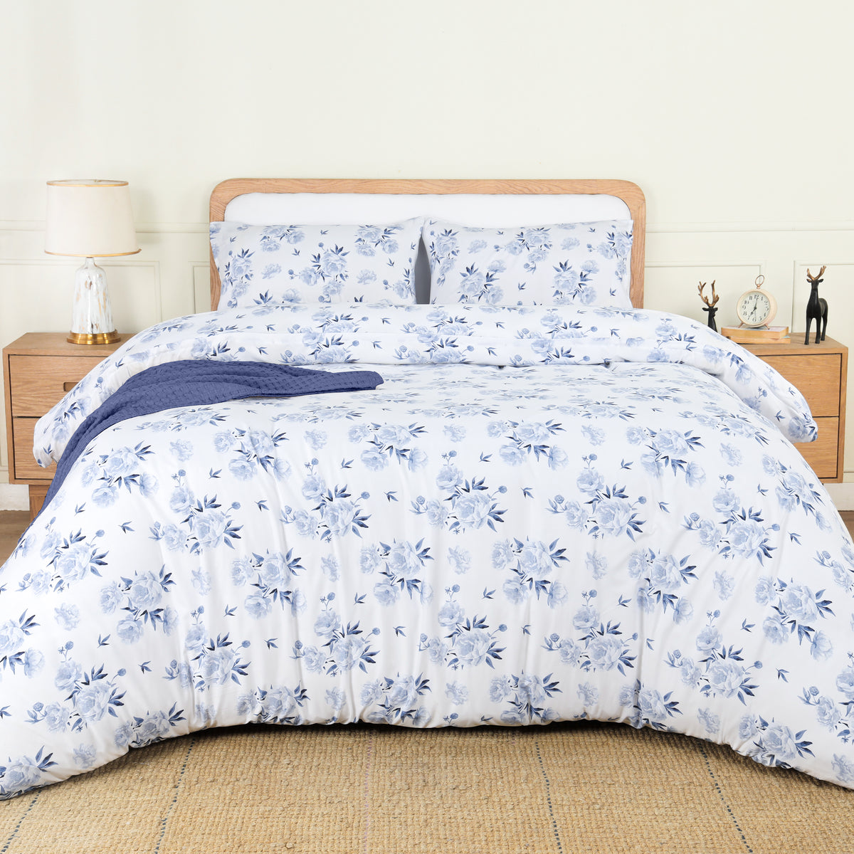 Signature Floral Brushed Duvet Set