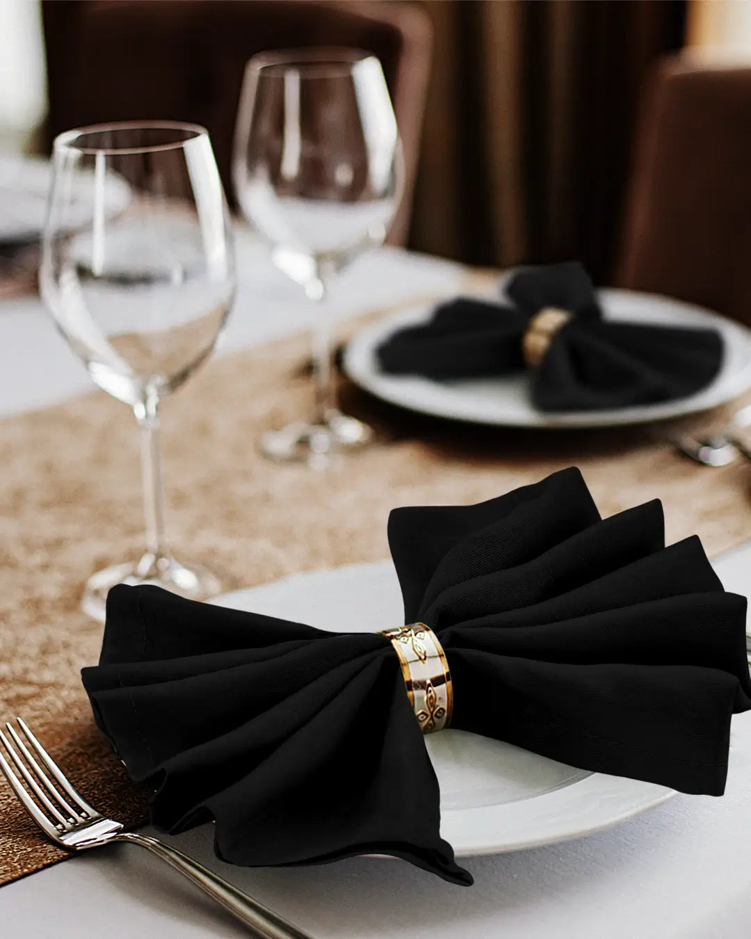 Reusable Polyester Dinner Napkins Pack of 24