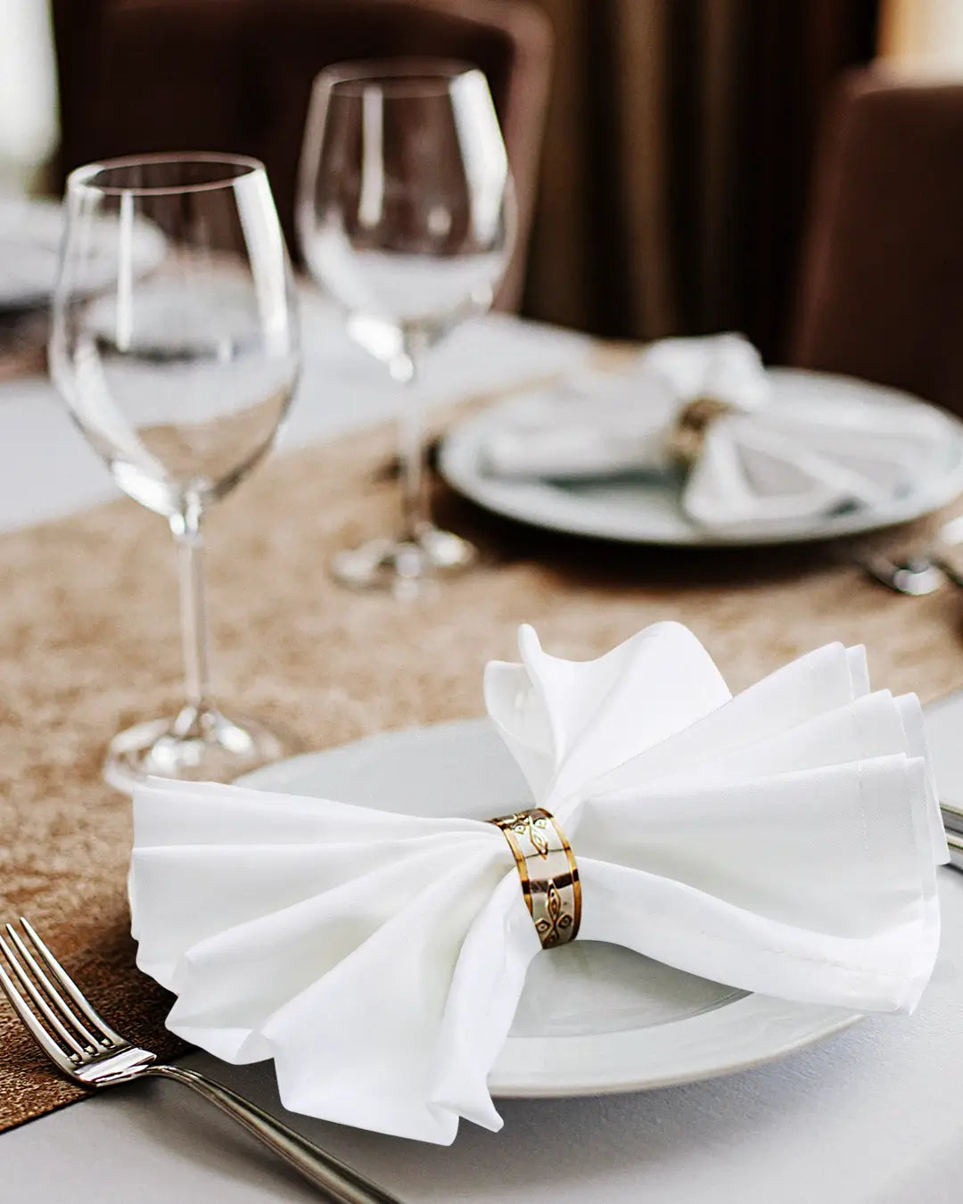 Reusable Polyester Dinner Napkins Pack of 24