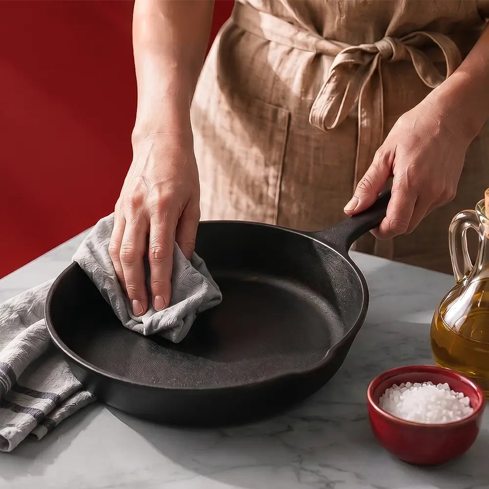 3-Piece Pre-Seasoned Cast Iron Skillet Set
