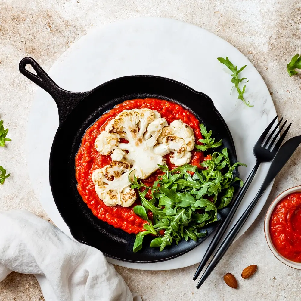 Pre-Seasoned Cast Iron Skillet Frying Pan