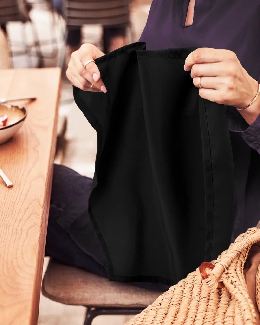 Reusable Polyester Dinner Napkins Pack of 24