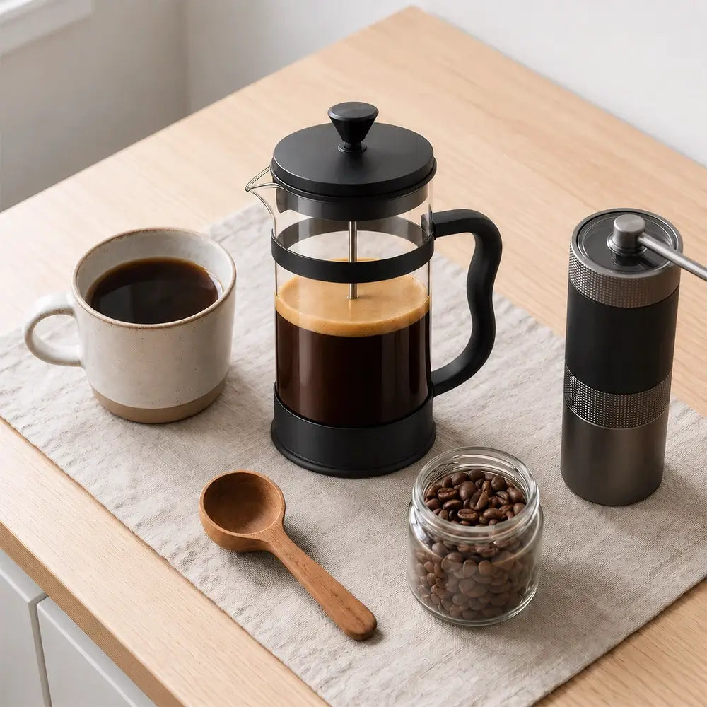 Heat-Resistant Glass Cafetière Coffee French Press