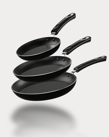 3-Piece Non-Stick Aluminium Frying Pan Set