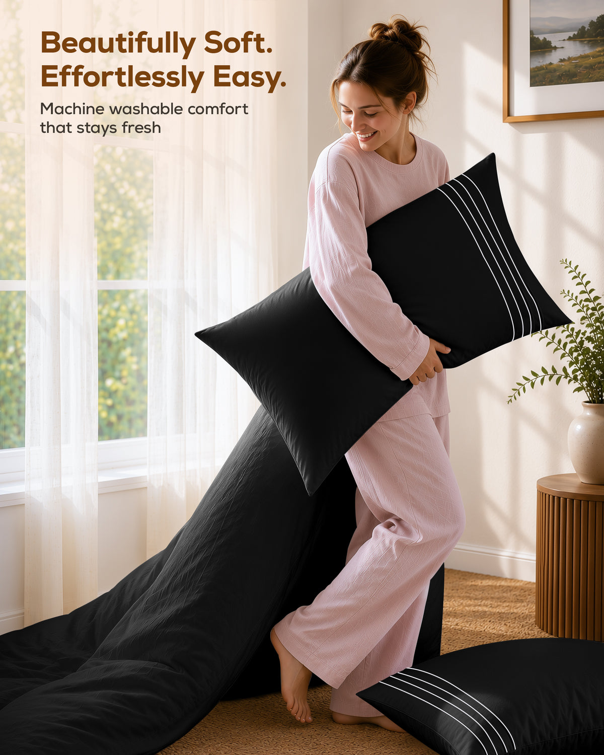 Fine Embroidery Duvet Cover Set