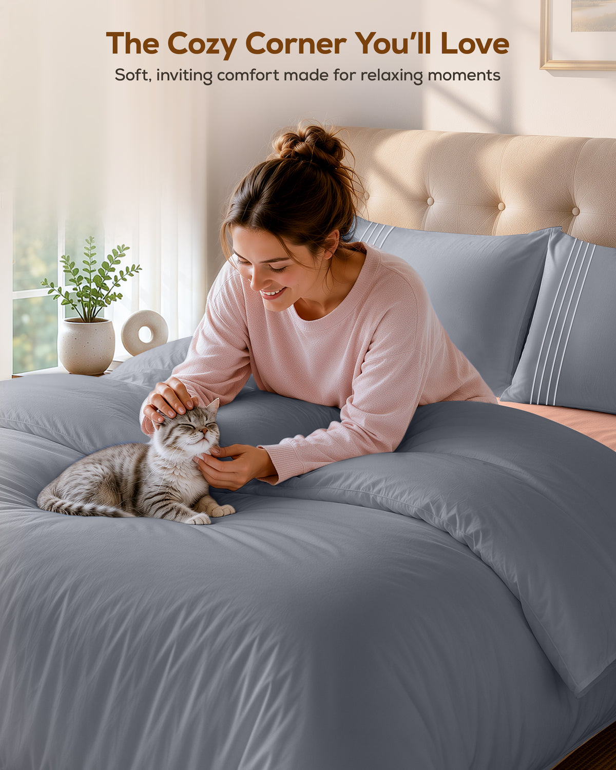 Fine Embroidery Duvet Cover Set