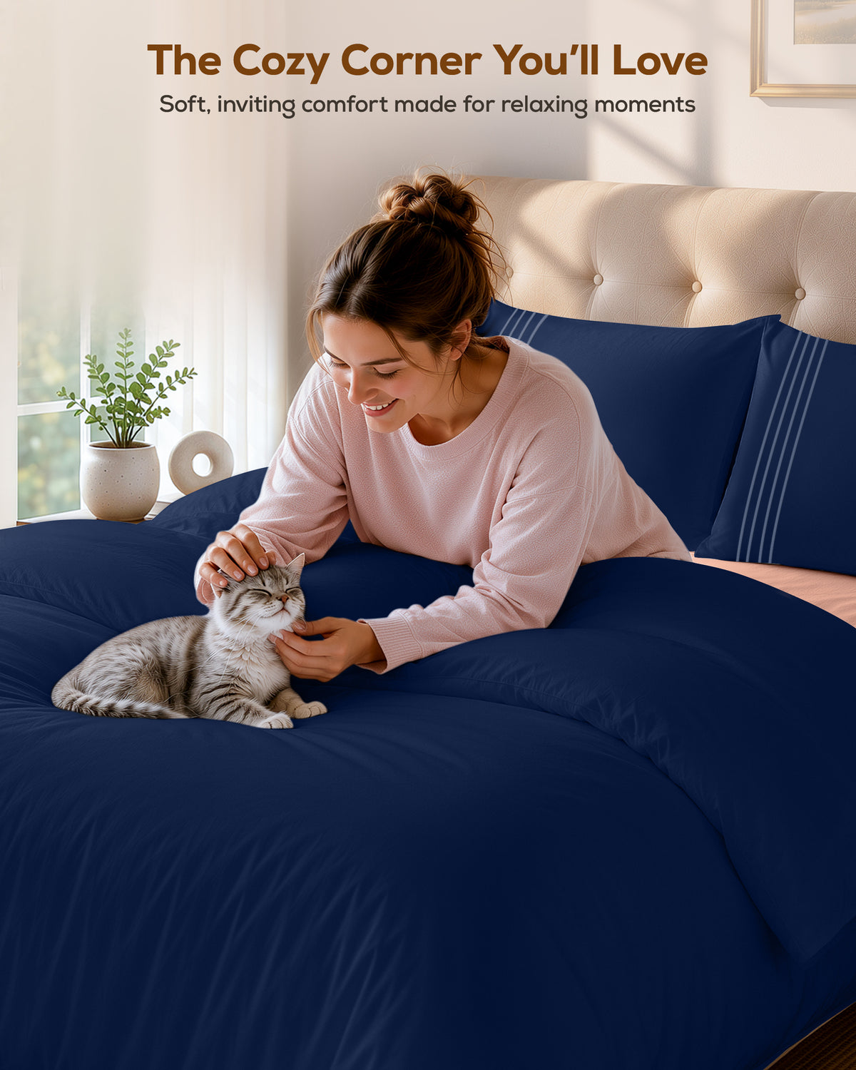 Fine Embroidery Duvet Cover Set