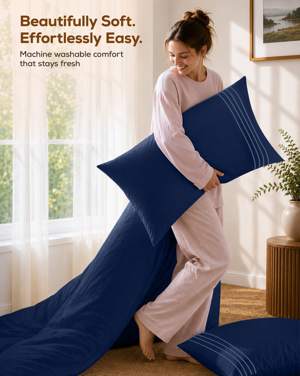 Fine Embroidery Duvet Cover Set