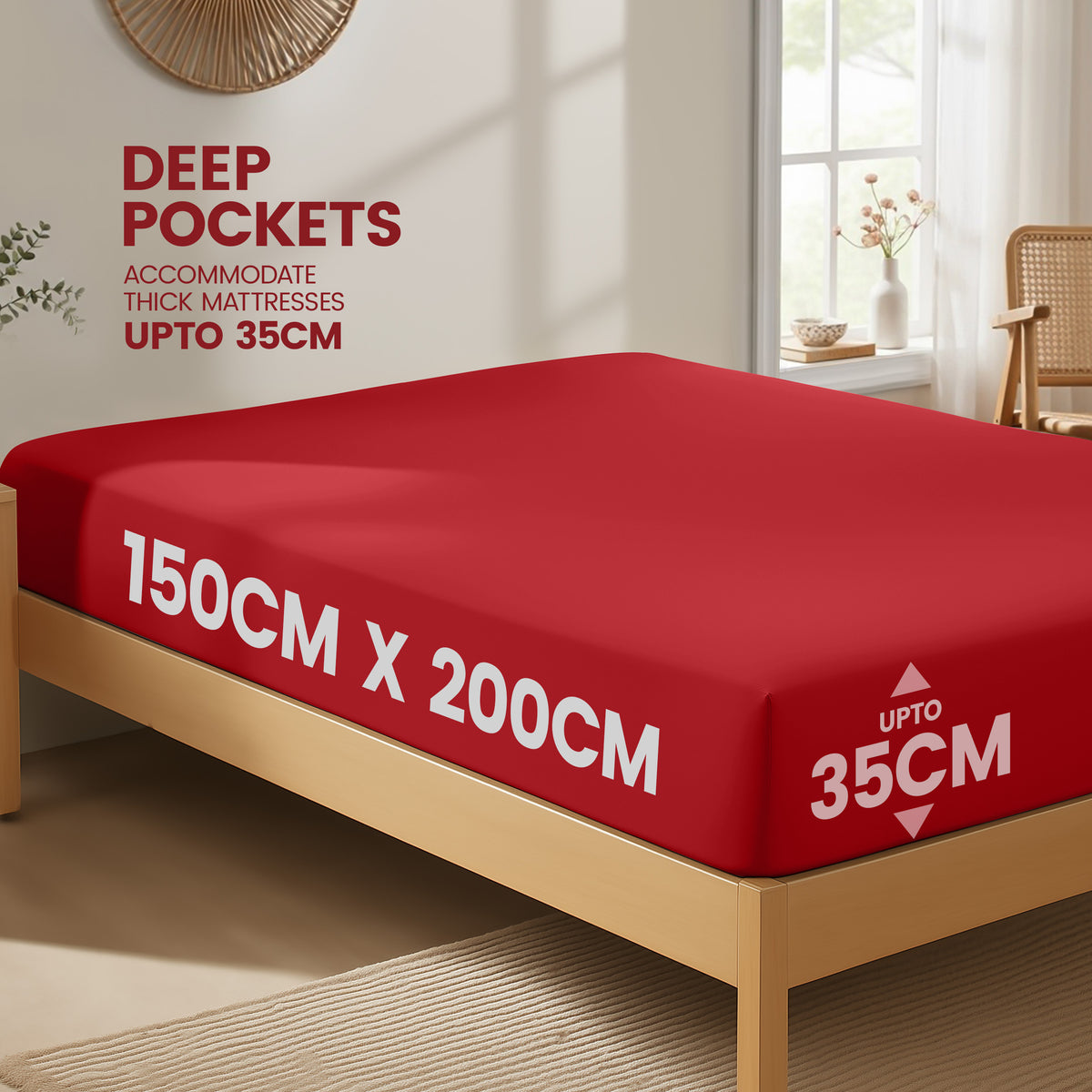 Everyday Soft Deep Fitted Sheet