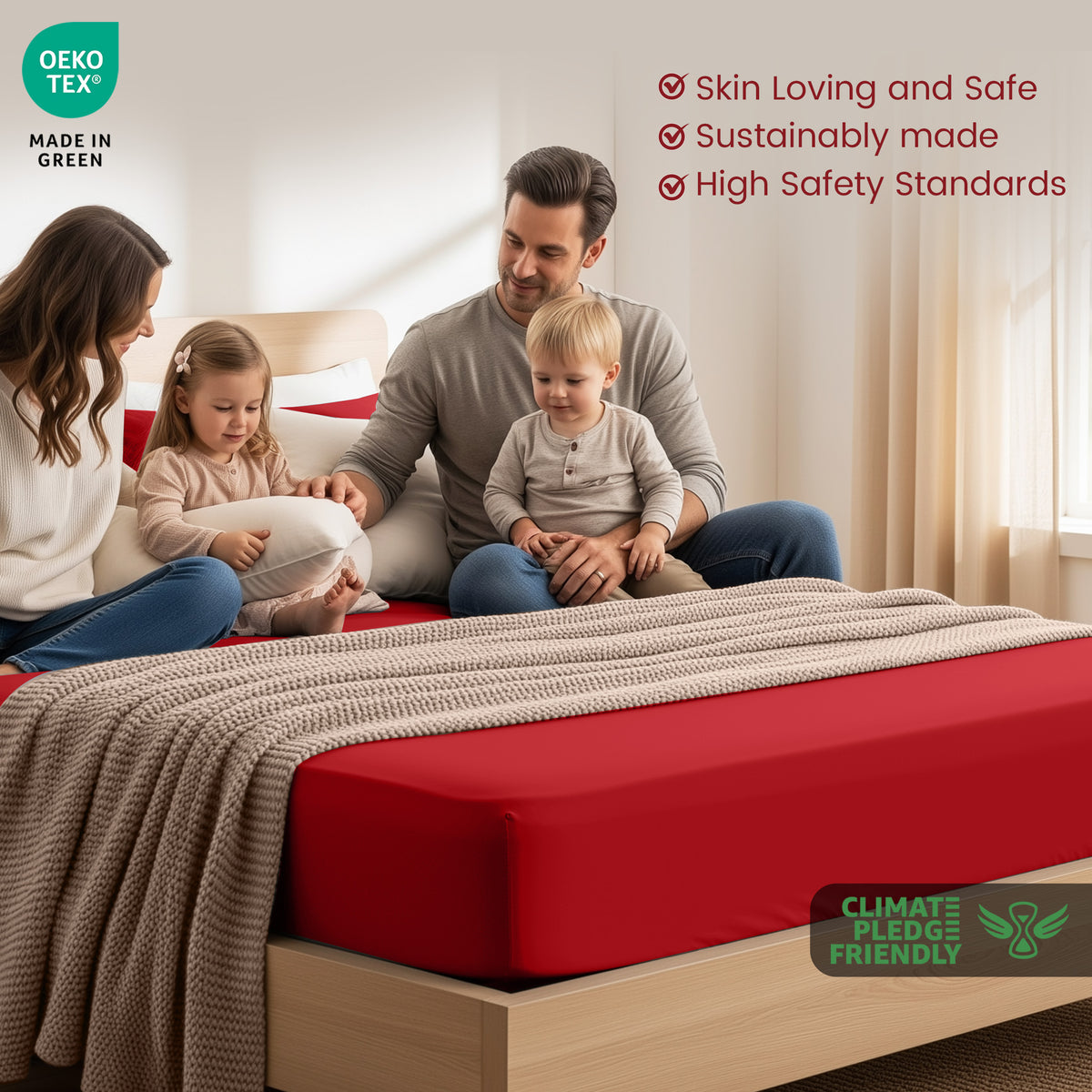 Everyday Soft Deep Fitted Sheet