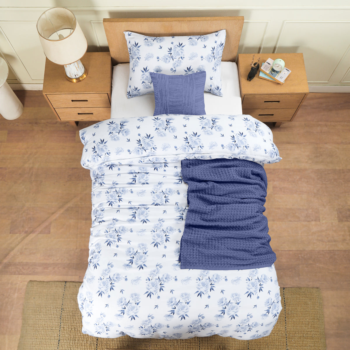 Signature Floral Brushed Duvet Set