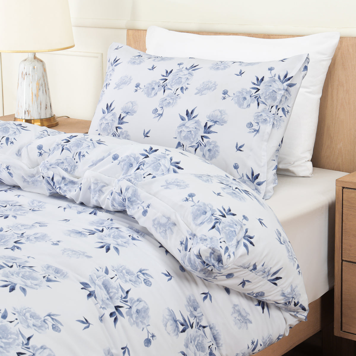 Signature Floral Brushed Duvet Set