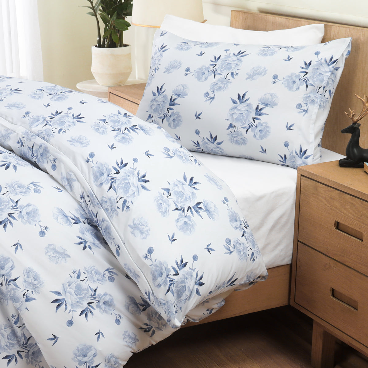 Signature Floral Brushed Duvet Set