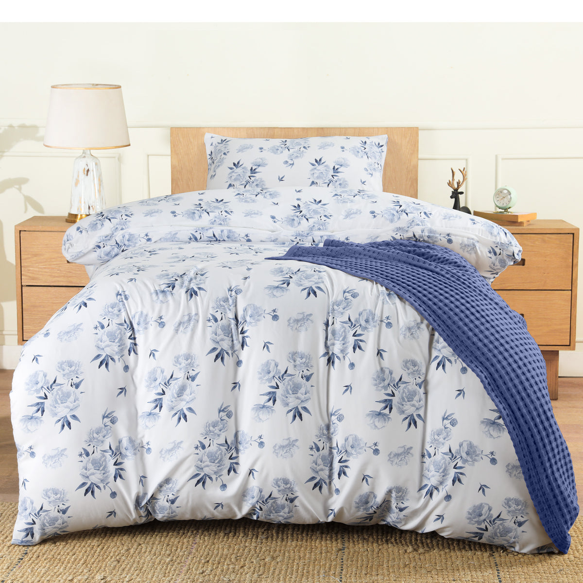 Signature Floral Brushed Duvet Set