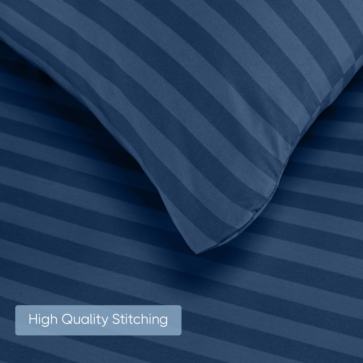 Signature Striped Brushed Duvet Set