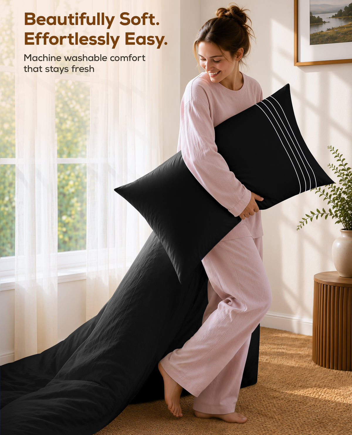 Fine Embroidery Duvet Cover Set