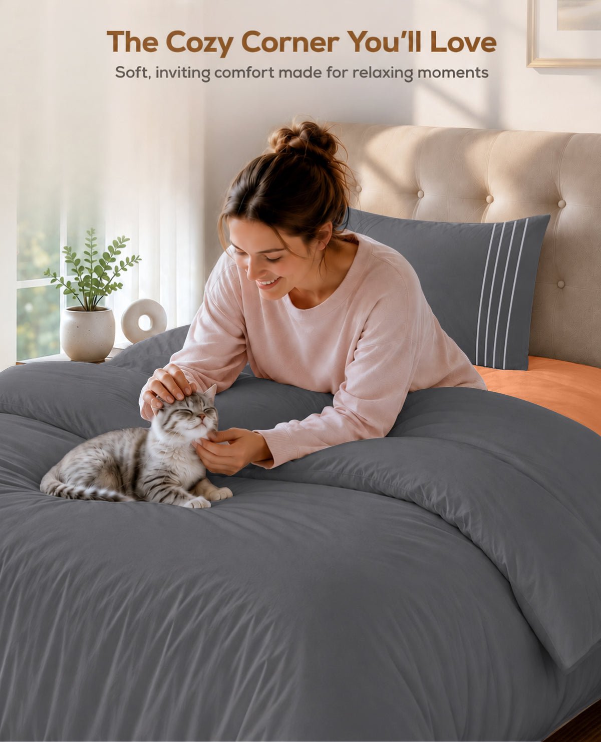 Fine Embroidery Duvet Cover Set