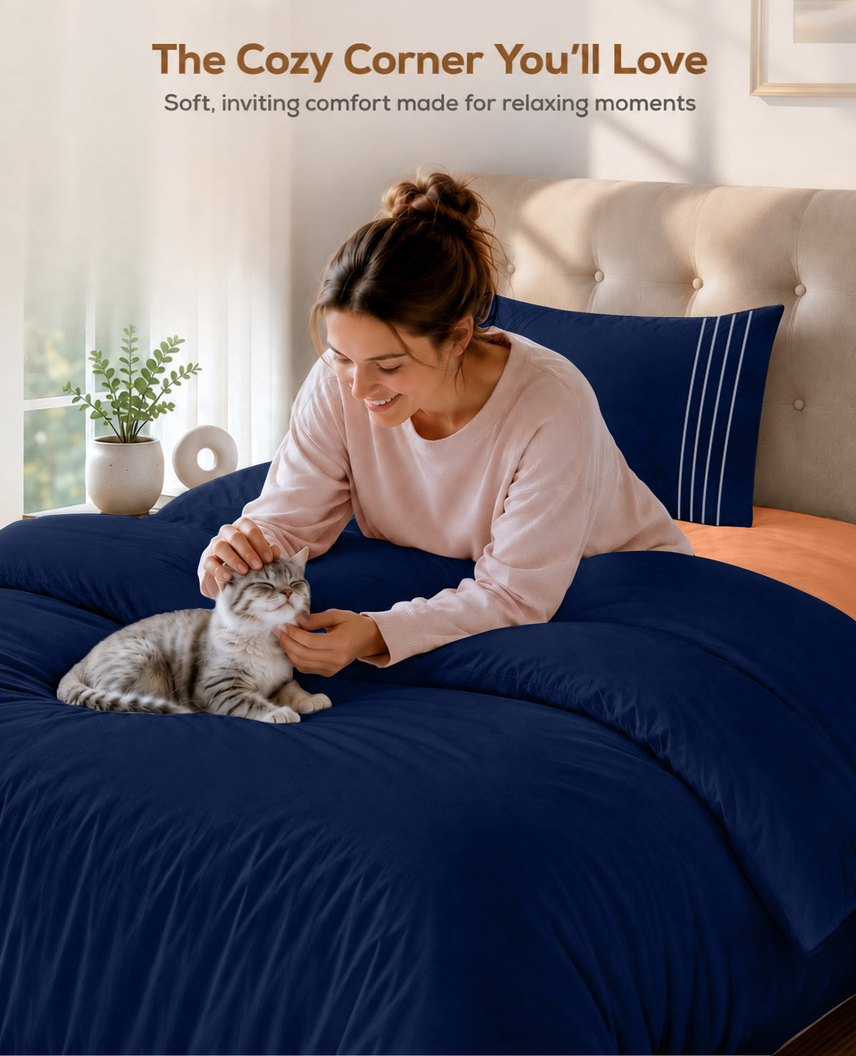 Fine Embroidery Duvet Cover Set