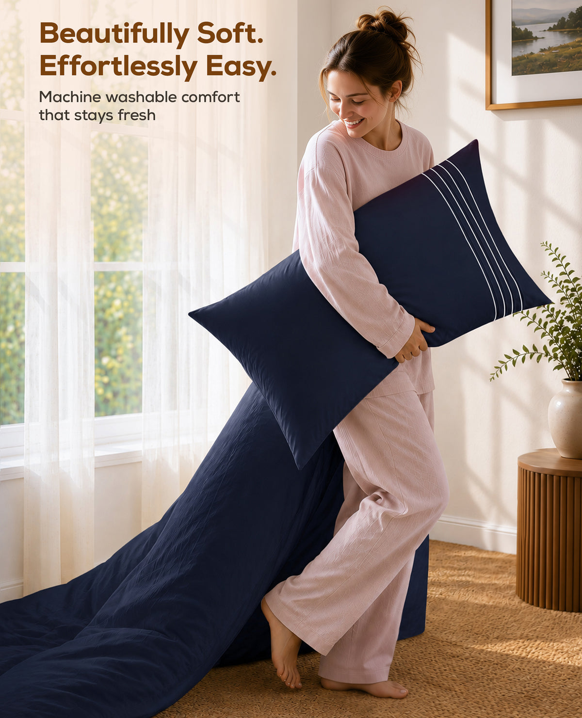 Fine Embroidery Duvet Cover Set
