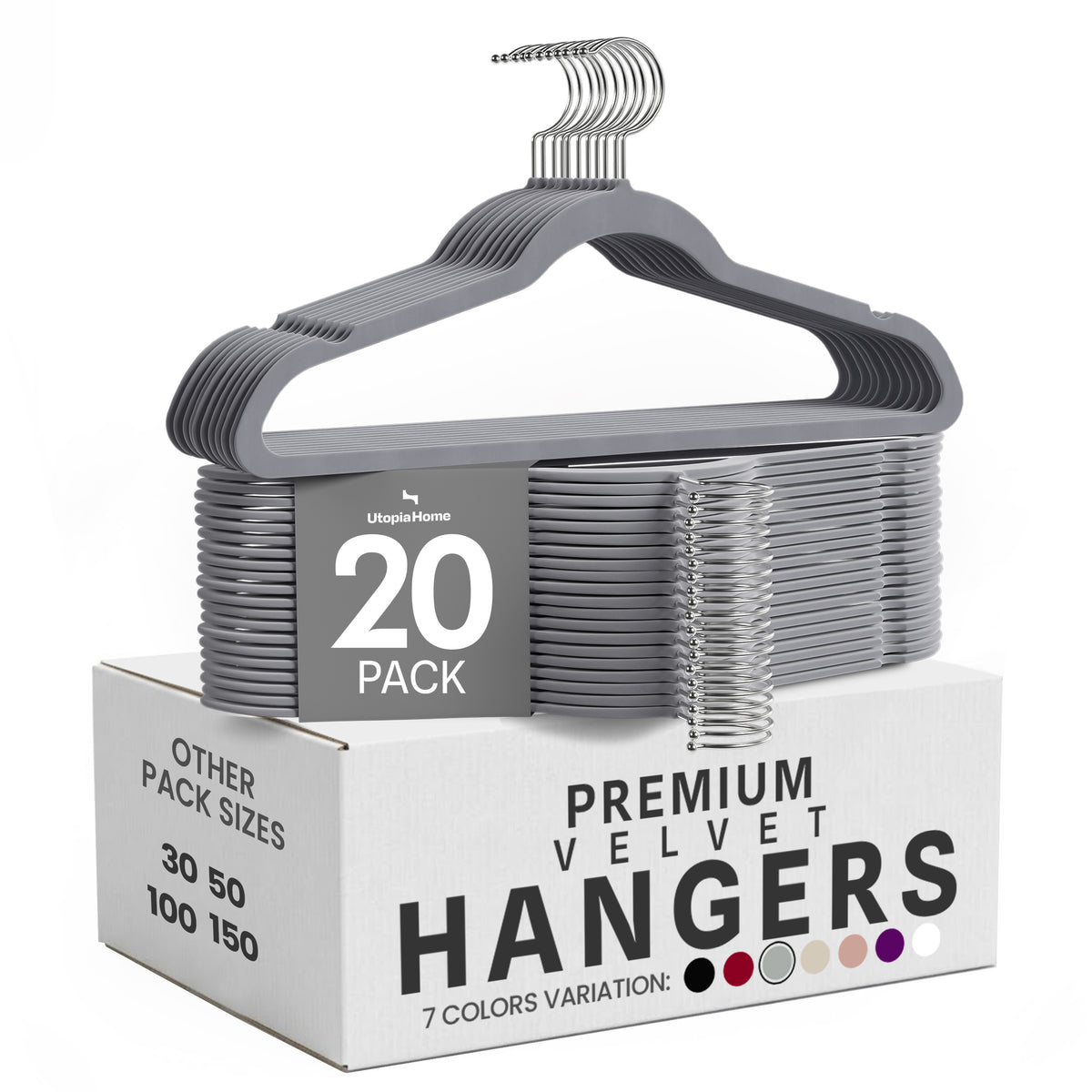 Non-Slip Velvet Clothes Hangers