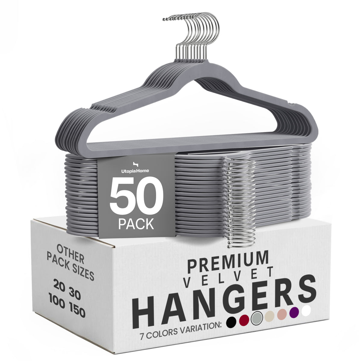 Non-Slip Velvet Clothes Hangers